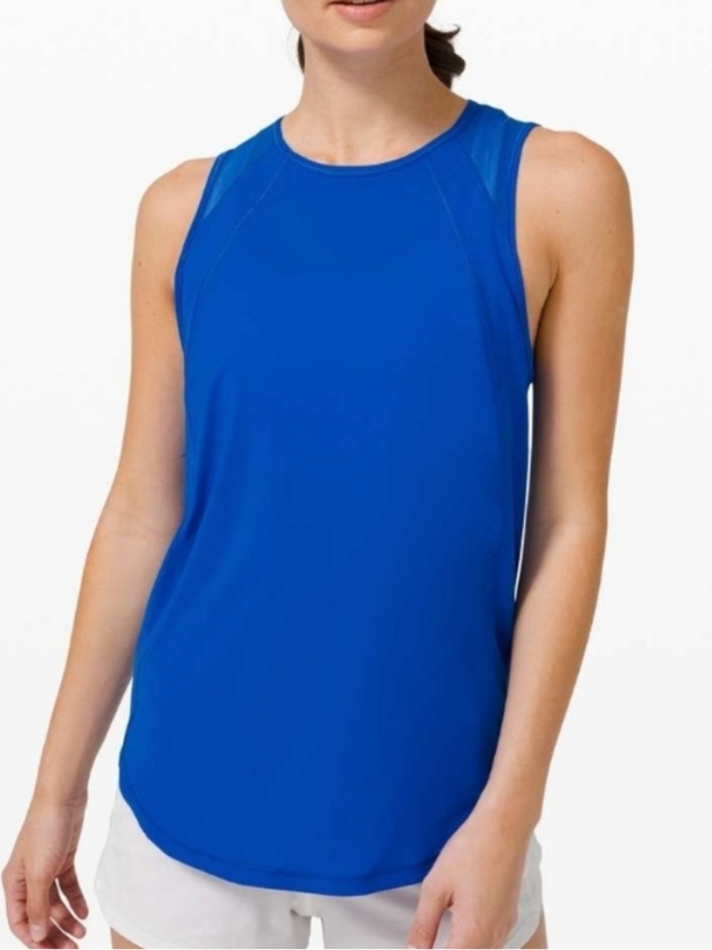 lululemon athletica Sculpt Tank Top Mesh - Bright Blue